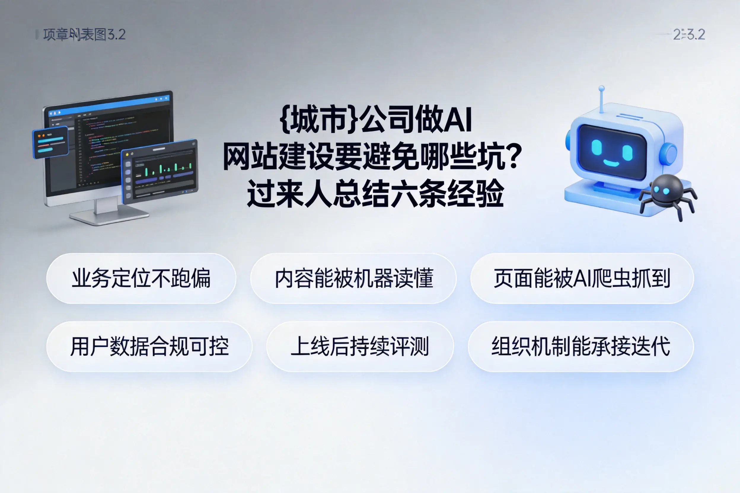 常德公司做AI网站建设要避免哪些坑？过来人总结六条经验