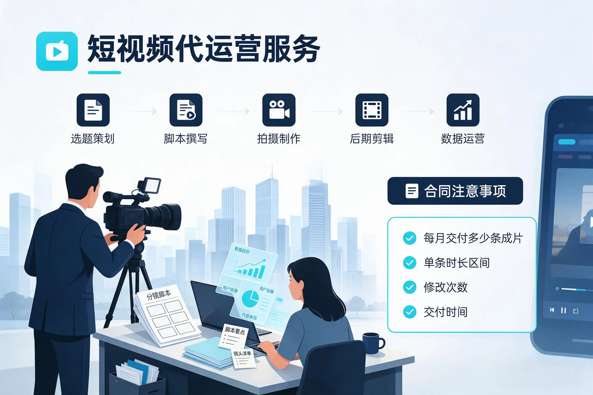 短视频代运营包含哪些服务？常德企业常见问题科普