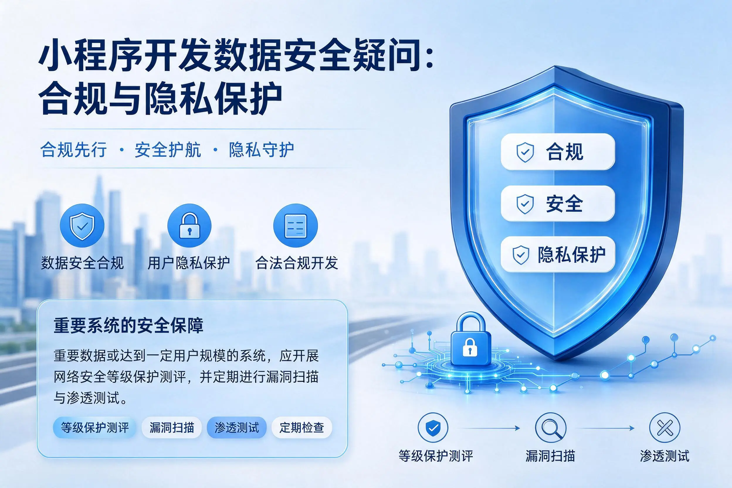 常德小程序开发数据安全疑问：合规与隐私保护