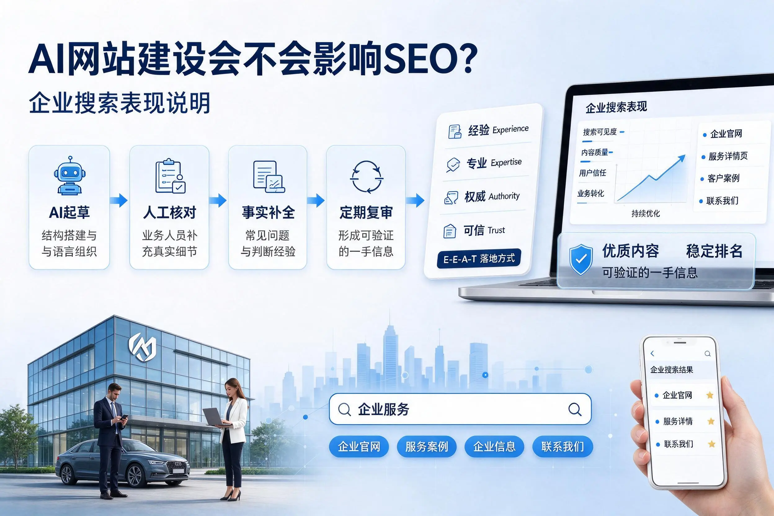AI网站建设会不会影响SEO？常德企业搜索表现说明